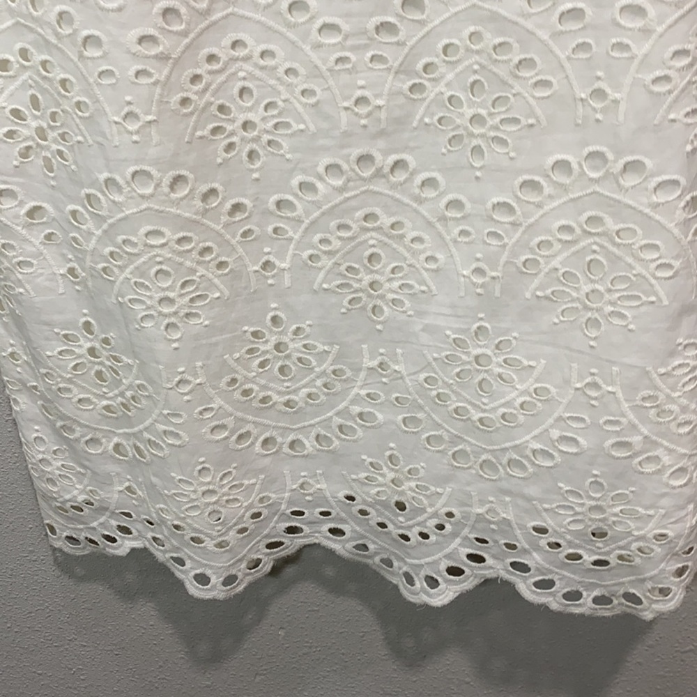 Boden Isadora Broderie Dress eyelet off white ww285 - Picture 5 of 11